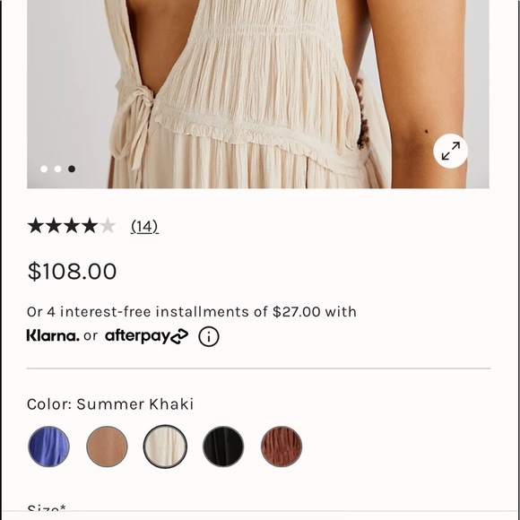 NWT Free People Endless Summer Showstopper MIDI Size M - Picture 5 of 16